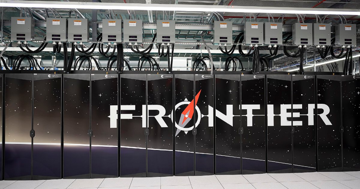 오크리지 국립연구소 Frontier 슈퍼컴퓨터의 캐비닛